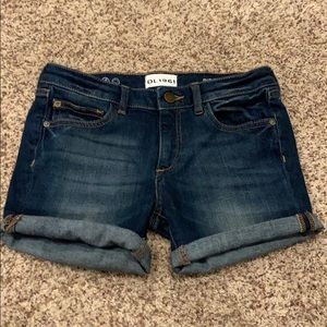 DL1961 Denim, Blue, Jean Shorts. size: girls’ 14!